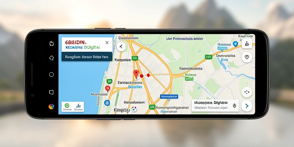 Tampilan antarmuka aplikasi Kompas Digital 68IDN yang modern dan fungsional.