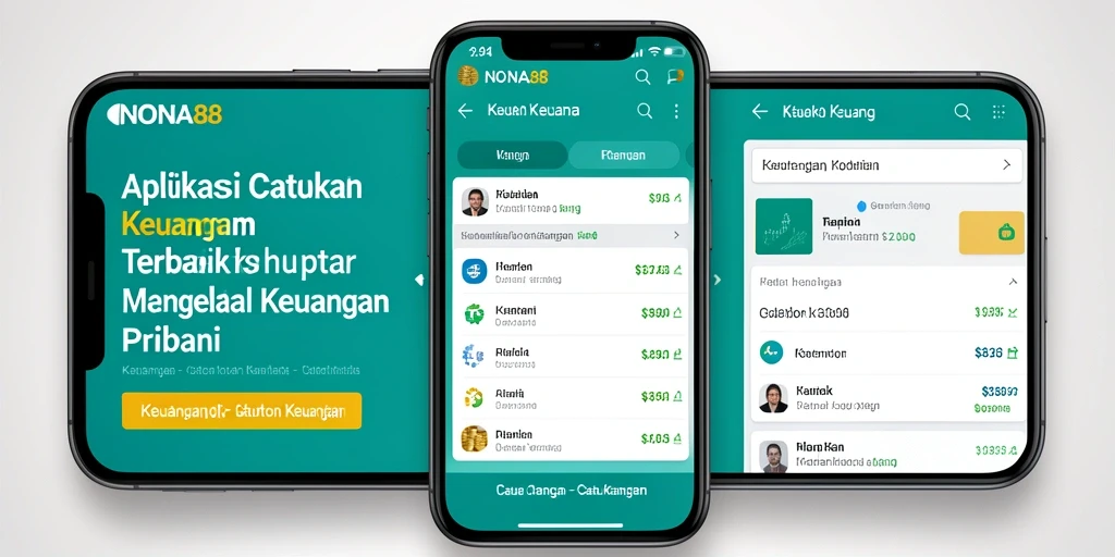 Antarmuka NONA88 yang intuitif dan informatif untuk Catatan Keuangan.