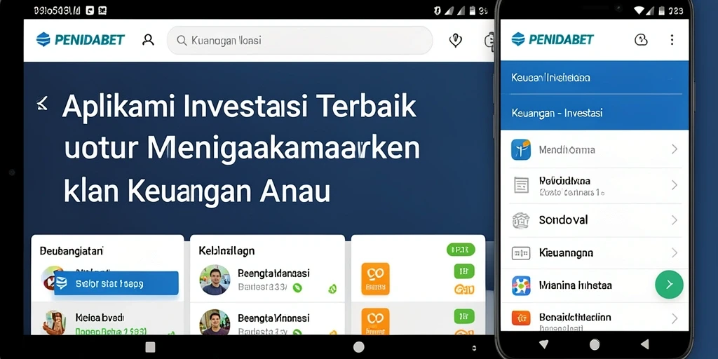 Screenshot antarmuka PENIDABET yang menampilkan fitur Investasi terbaru.