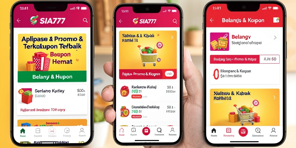 Screenshot utama SIA777 menampilkan antarmuka pengguna yang menarik dan intuitif.