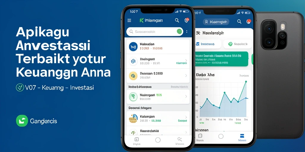 Antarmuka aplikasi V07 yang memudahkan proses investasi.