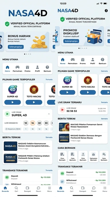 Kanal Resmi Download APK nasa4d untuk Android